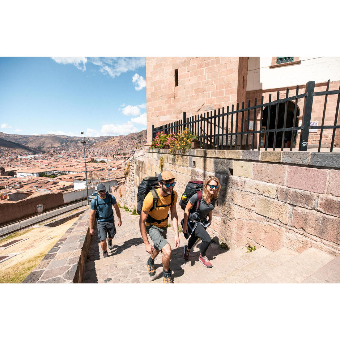 Short cargo de trek voyage - travel 500 homme