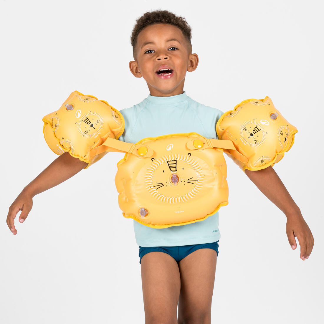 Brassards De Piscine Evolutif Enfant - Tiswim print savane