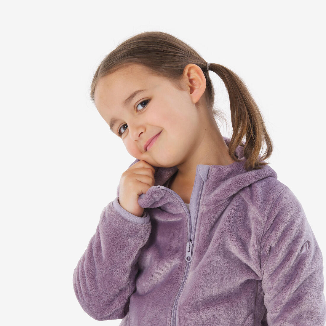Veste polaire chaude de randonnée enfant 2-6 ans, NH500 zip