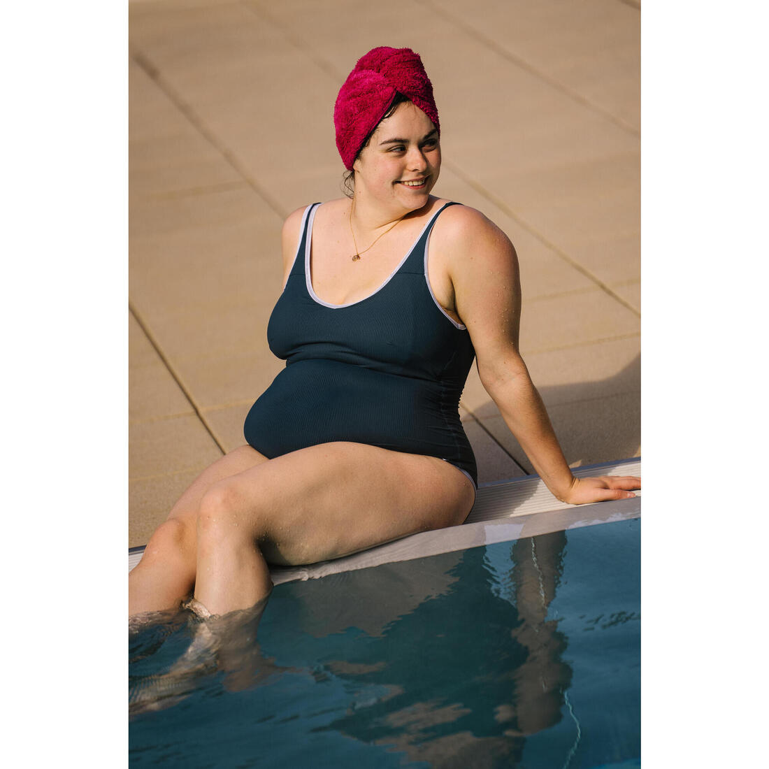 Serviette de bain microfibre douce pour cheveux