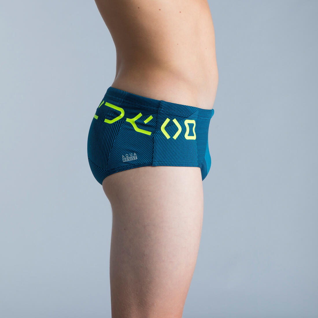 MAILLOT DE BAIN NATATION 900 SLIP BANDEAU LINES