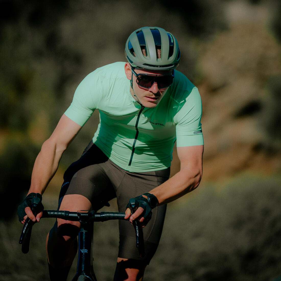 Maillot vélo route manches courtes été ajusté homme - EDR 2