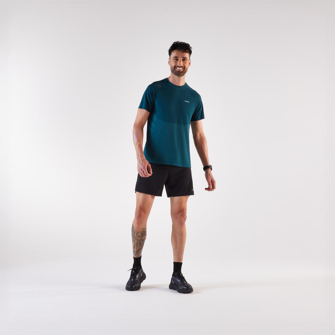 T-shirt de running sans coutures homme - kiprun run 500 confort