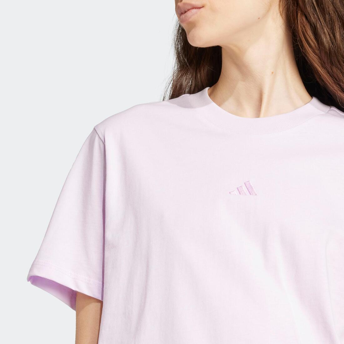 T-shirt de fitness en coton femme