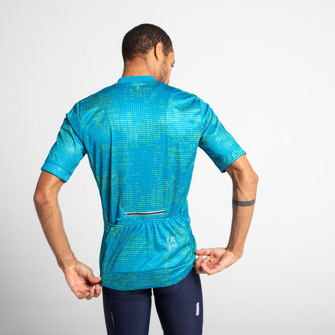 MAILLOT VELO ROUTE MANCHES COURTES ETE HOMME - RC100