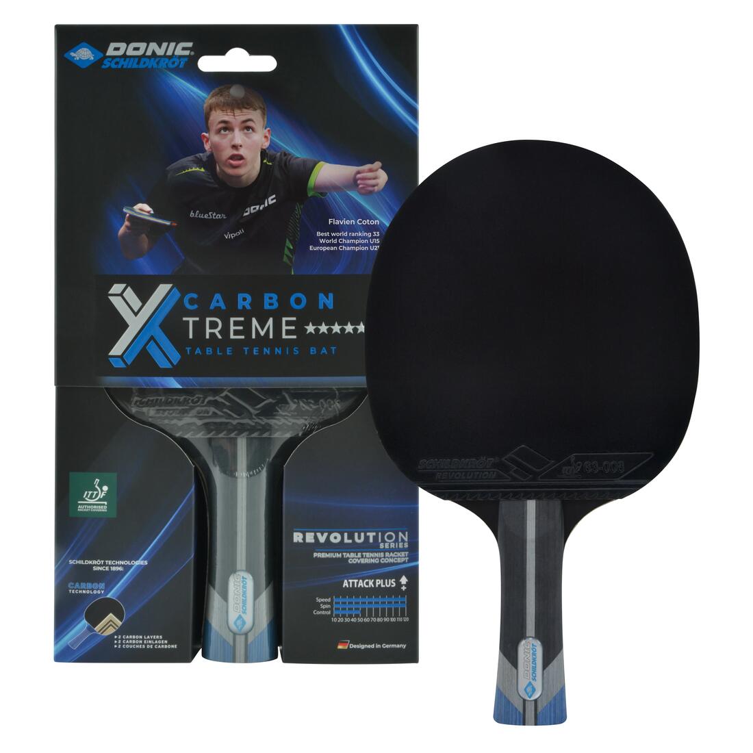 Raquette de tennis de table en club - Donic Carbon Xtreme 5*