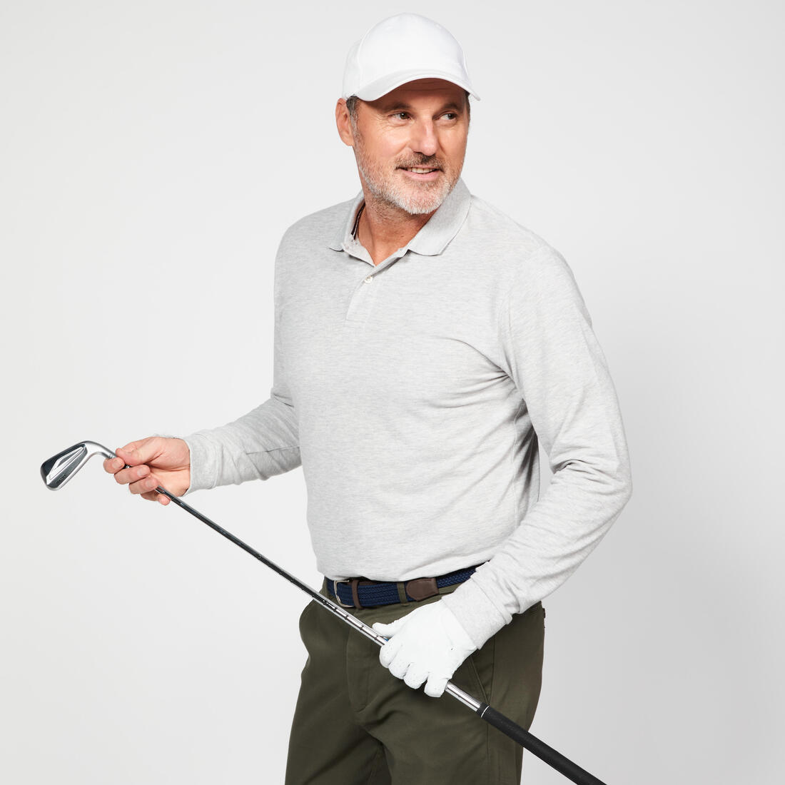 Polo golf manches longues homme - mw500