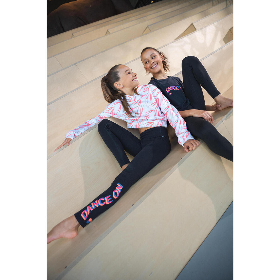 Legging danse moderne taille haute fille