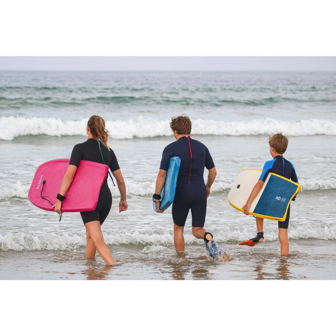 Bodyboard 100 avec leash poignet