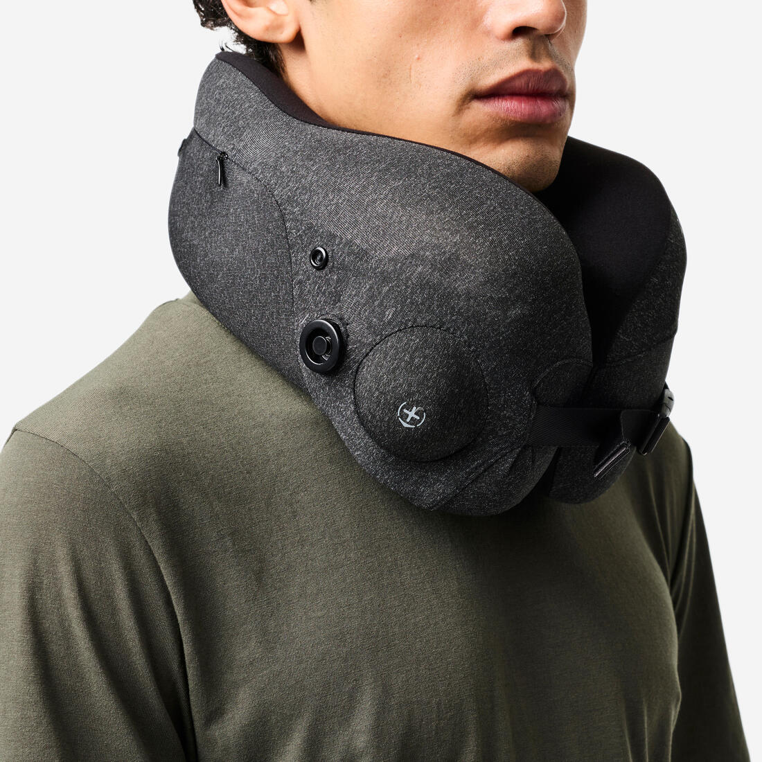 Coussin de cou gonflable et réglable