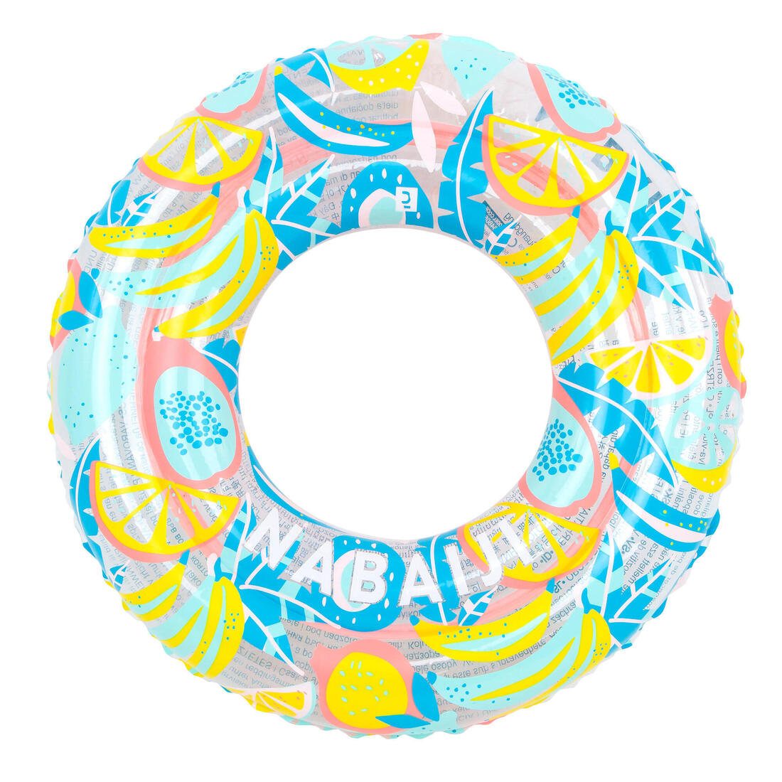 Bouée piscine gonflable 51 cm vert imprimé "PANDAS" pour enfant 3-6 ans