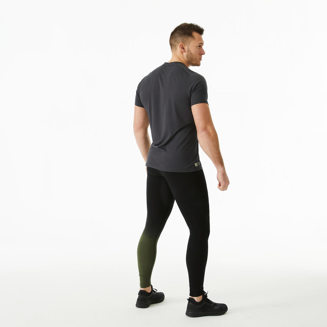 Legging de cross training homme, noir