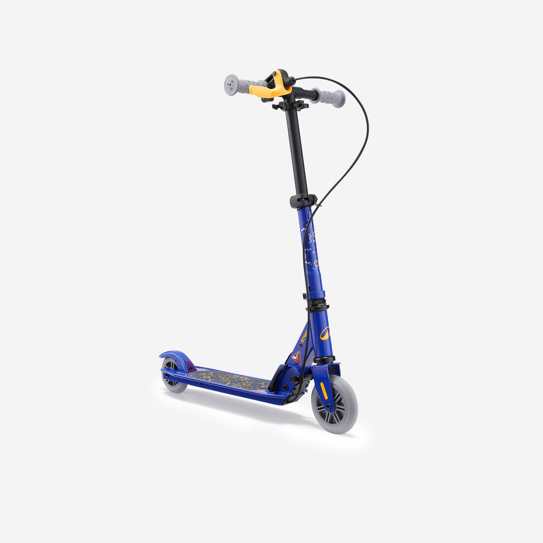 Trottinette enfant play 5 avec frein - Blanche Violette
