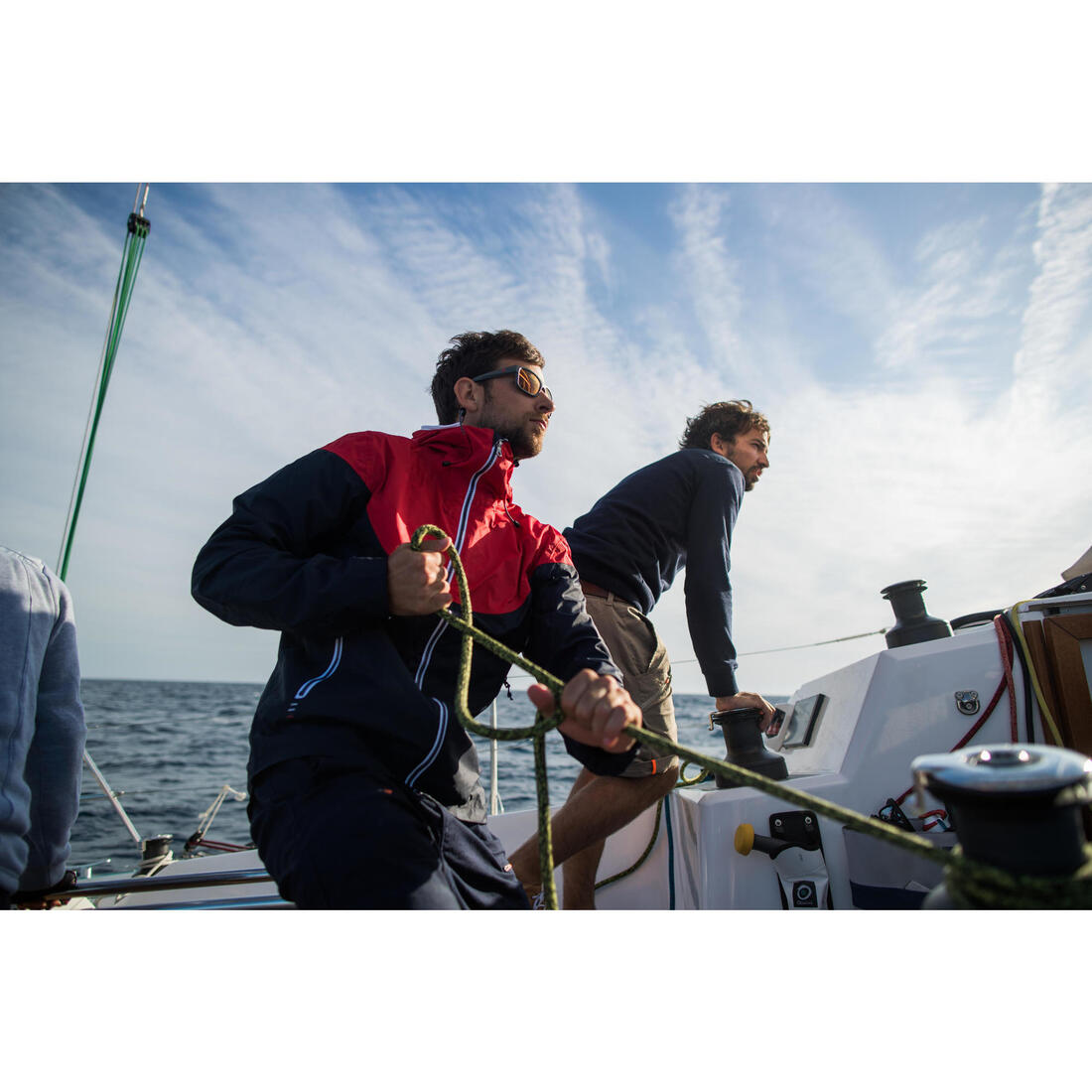 Veste imperméable de voile - veste de pluie coupe vent sailing 100