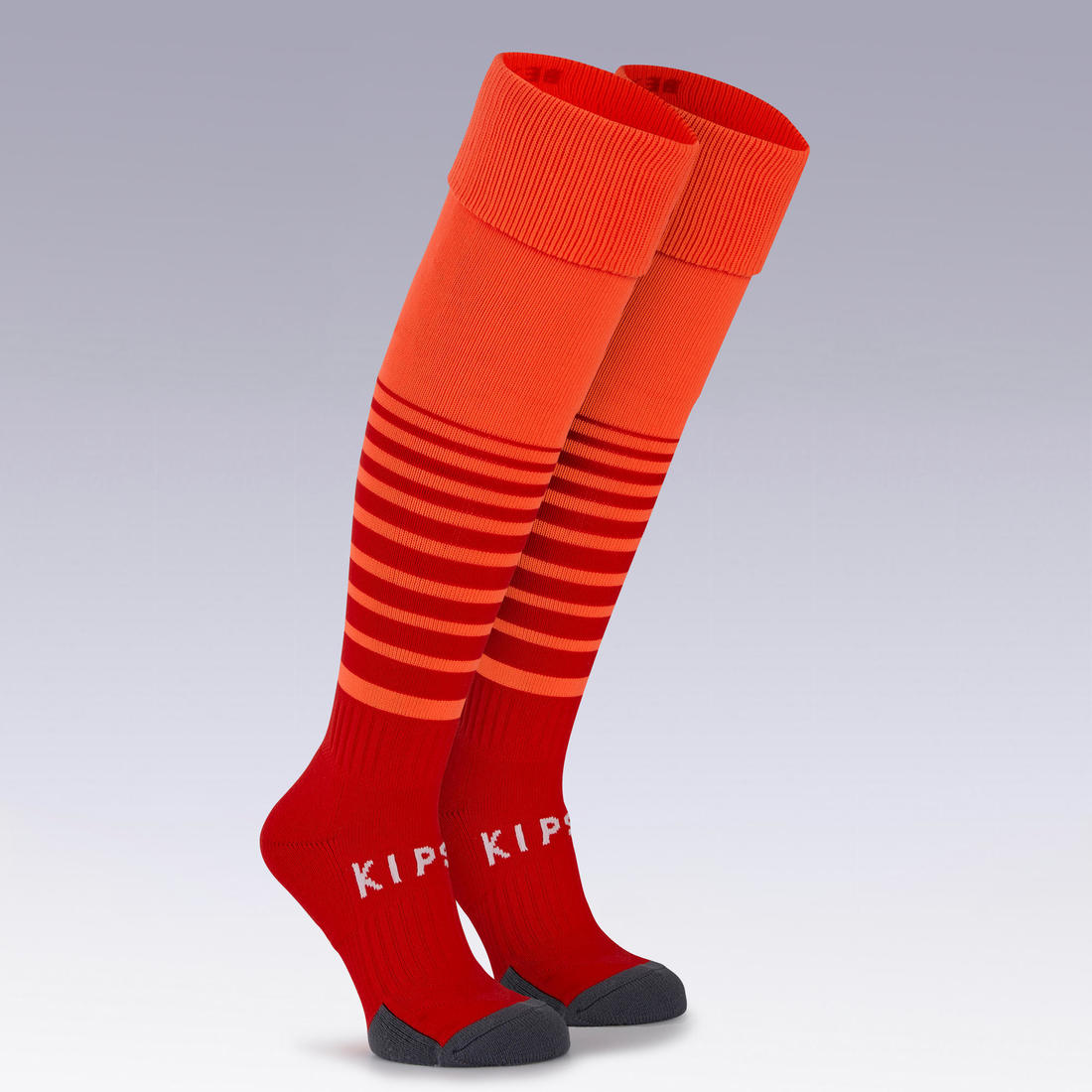 Chaussettes de football rayée enfant viralto club jr marine