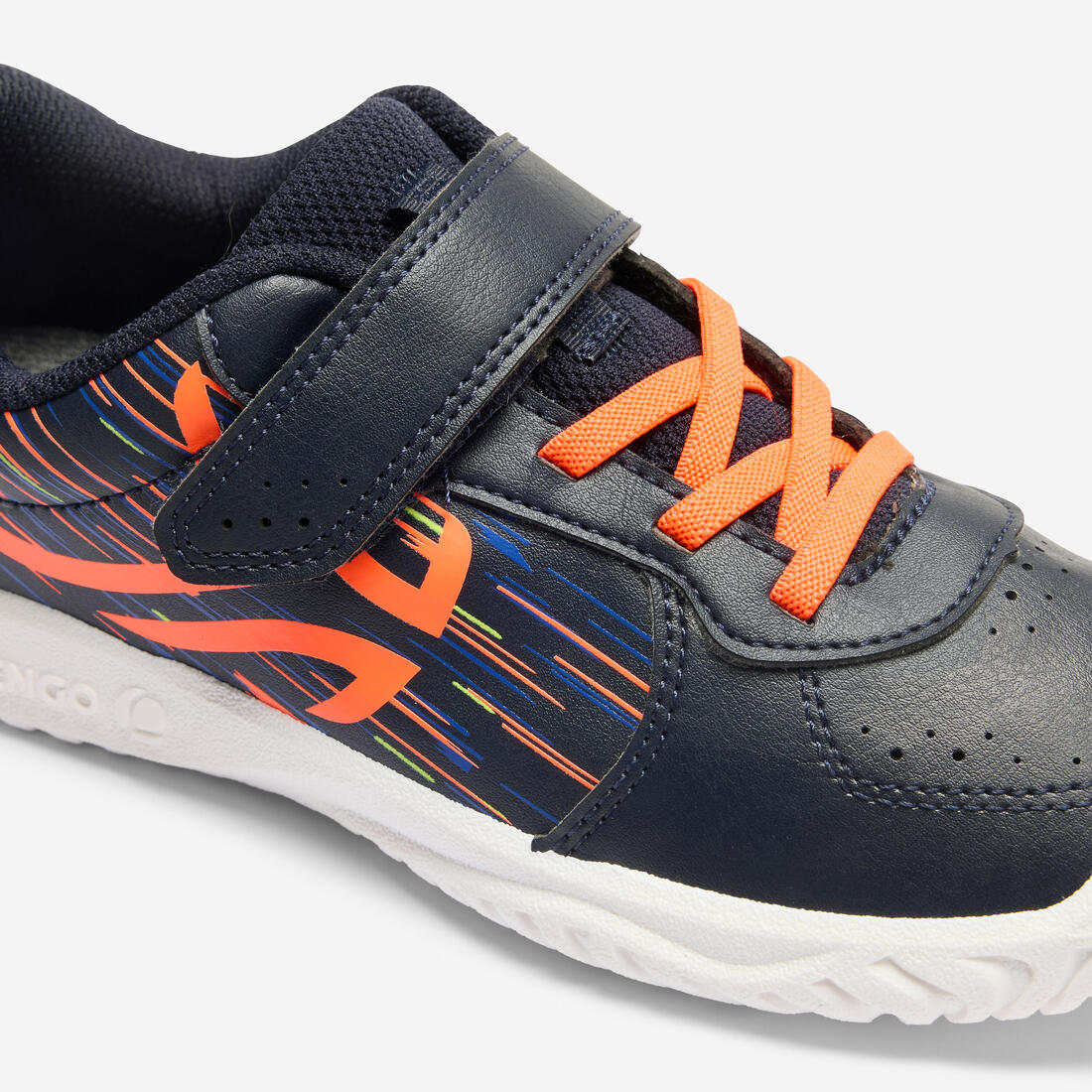 Chaussures de sport à scratch résistantes enfant, TS130 rose et