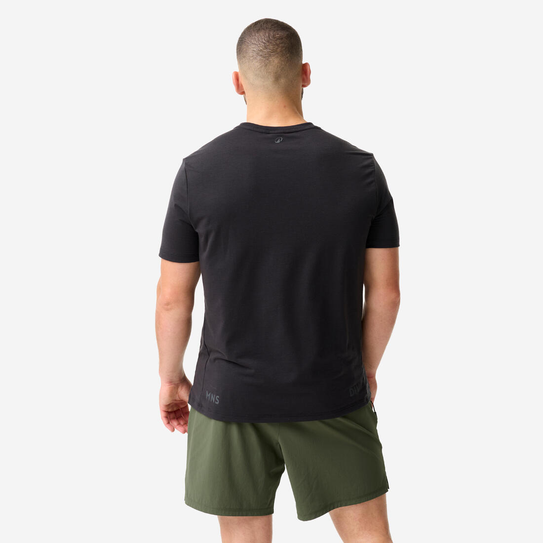 T-shirt de sport léger et extensible homme, noir et