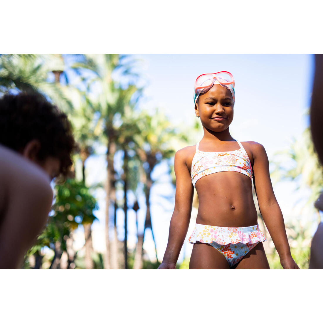 Bonnet de Bain en Maille - Tissu Imprimé - Taille S - Pantai