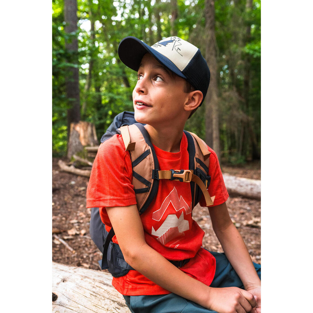 Casquette trucker verte enfant MH100