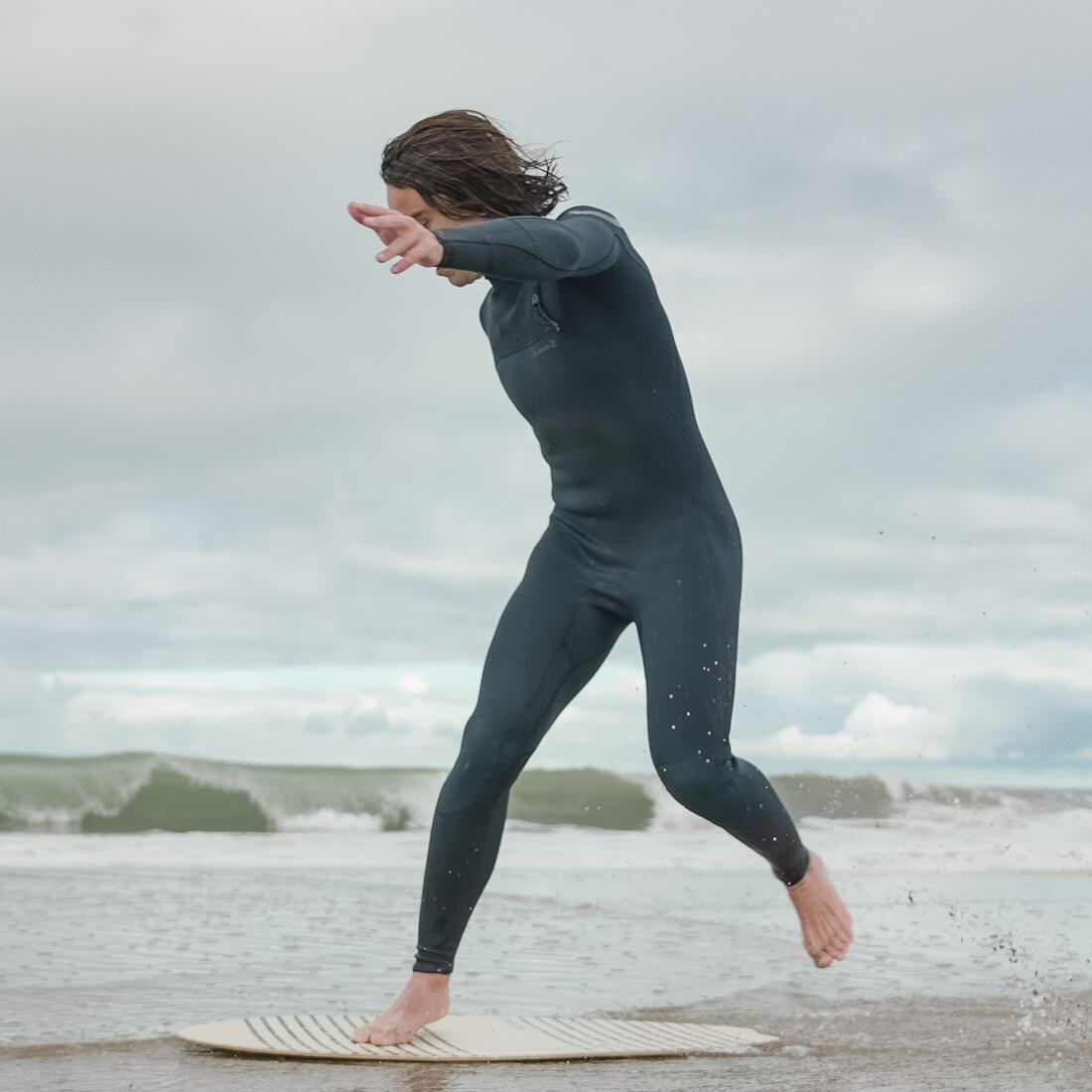 Skimboard 100 bois Adulte