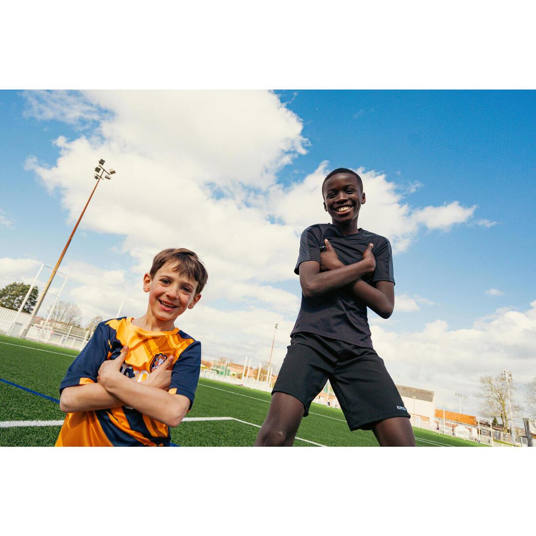 Maillot de Football enfant manches courtes ESSENTIEL