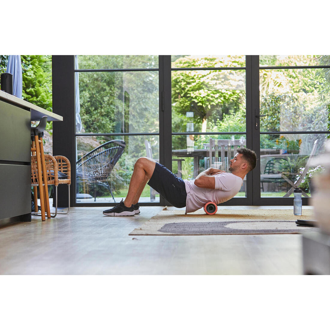 Rouleau de massage, dur - foam roller corail