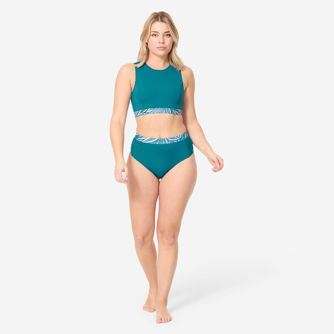 Brassière femme carla hawaii avec back zip et coques amovibles hydrophobes