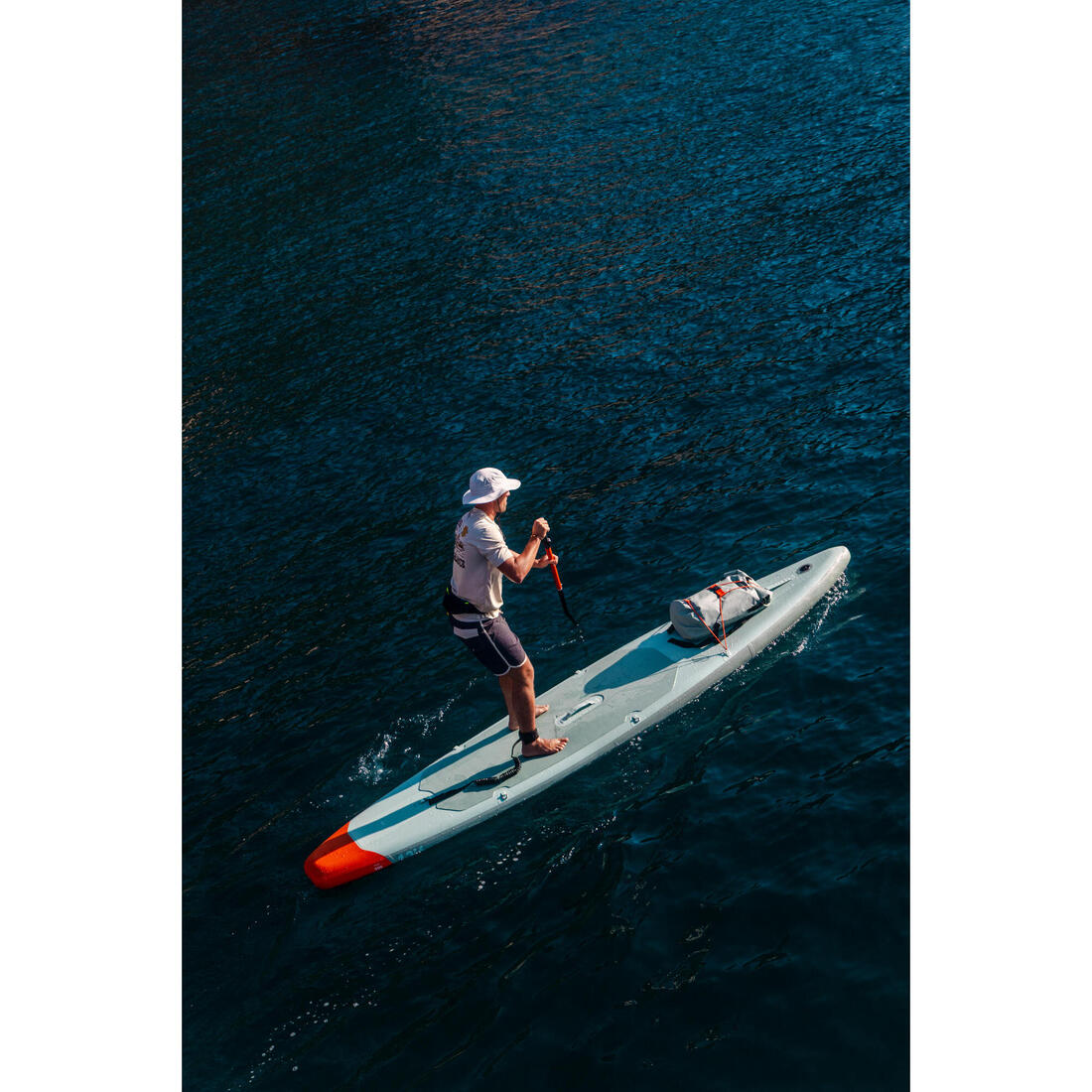 Pagaie de stand up paddle 500 en 3 parties - 170-210 cm fibre et