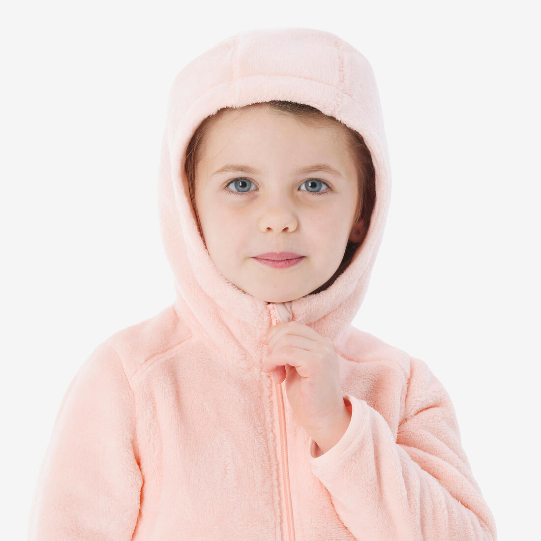 Veste polaire chaude de randonnée enfant 2-6 ans, NH500 zip