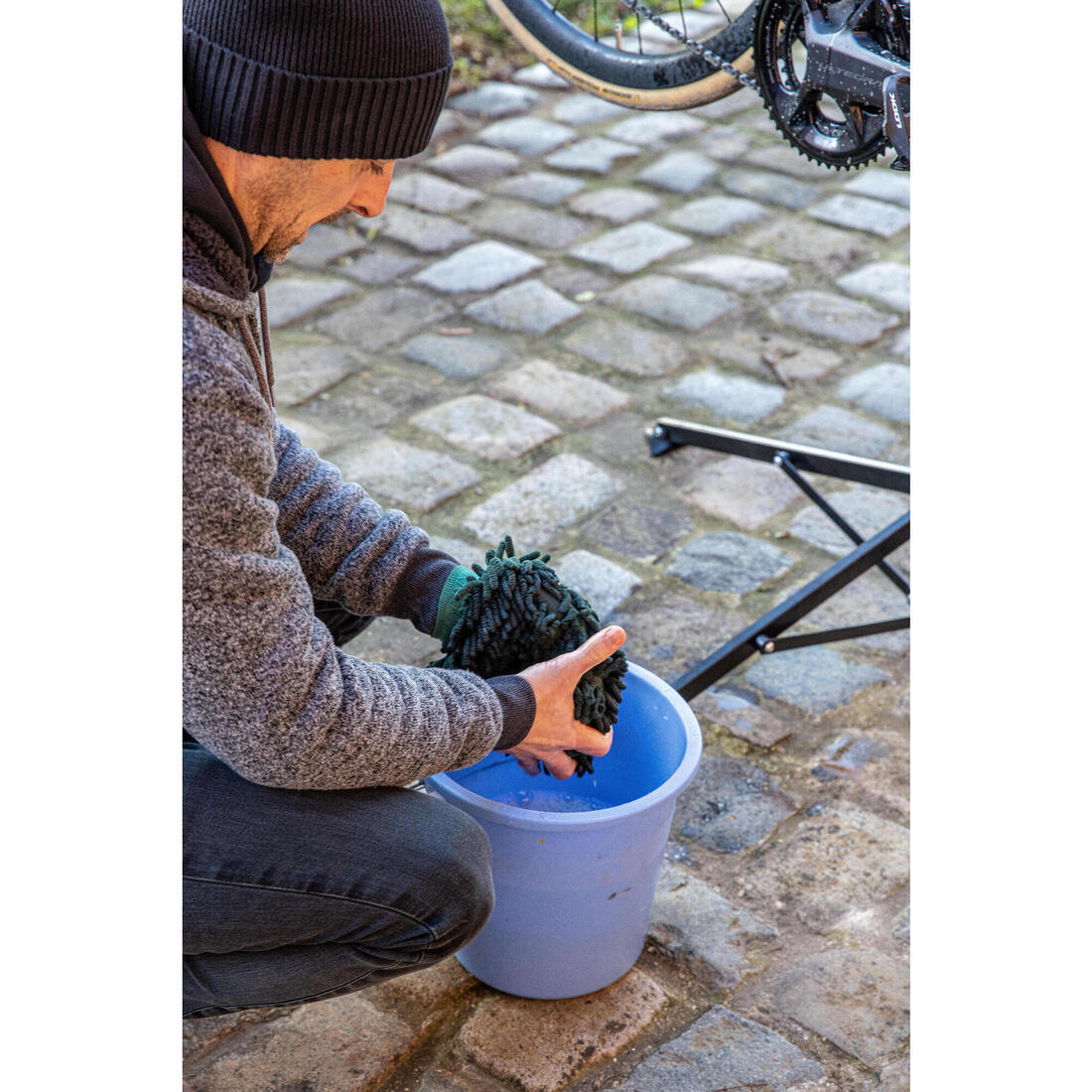 Gant de lavage vélo