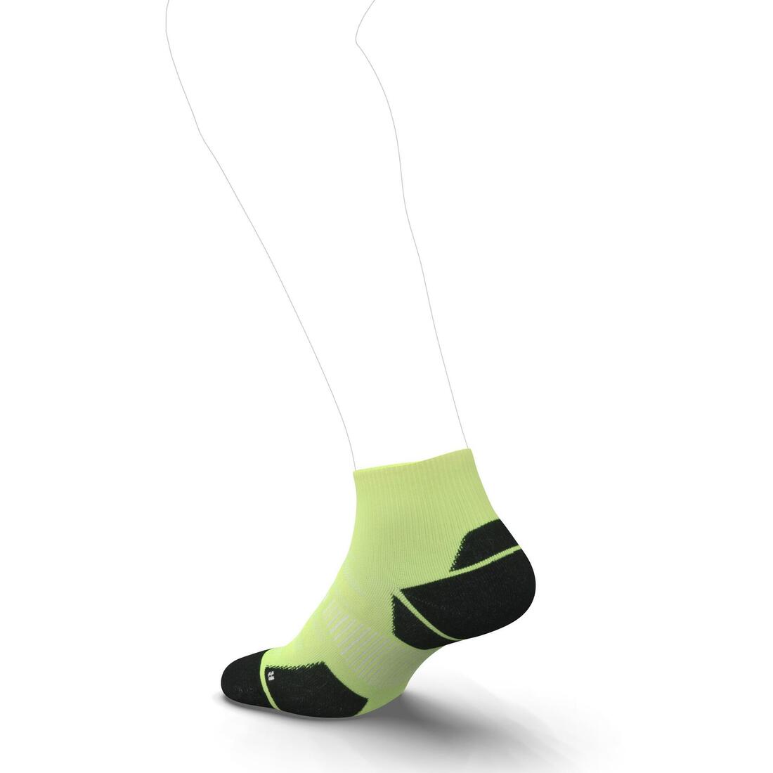 CHAUSSETTE DE RUNNING RUN900 EPAISSE MID NOIRES