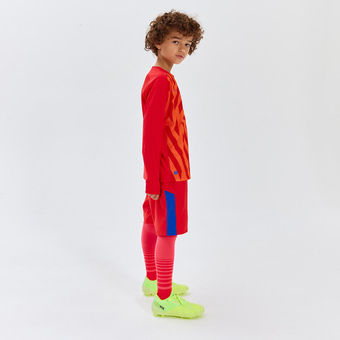 Chaussettes de football rayée enfant viralto club jr marine