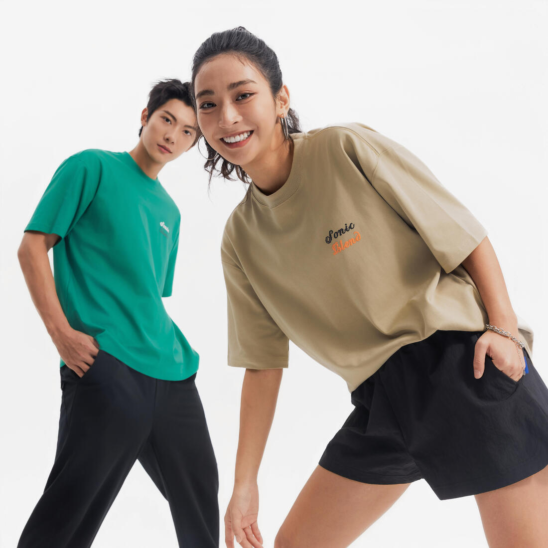 Short tissé femme, Elementals