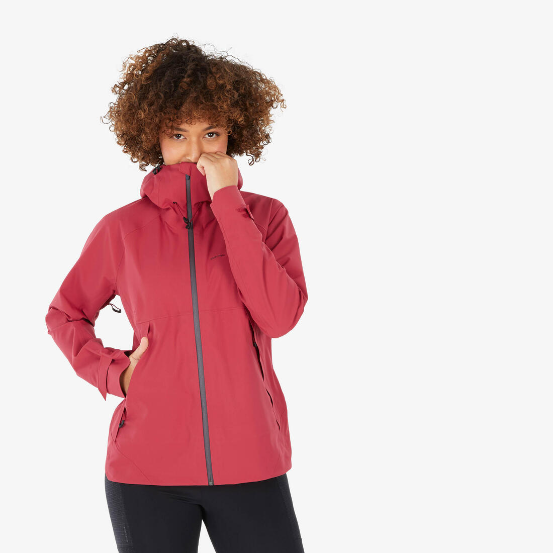 Veste de randonnée montagne imperméable femme, MH500