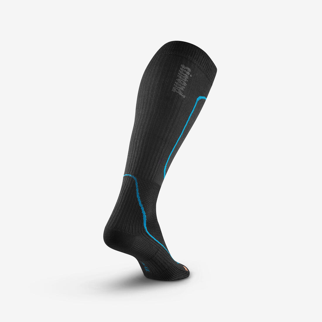 Chaussettes d'alpinisme hautes chaudes mixtes, Alpinism 900 noir