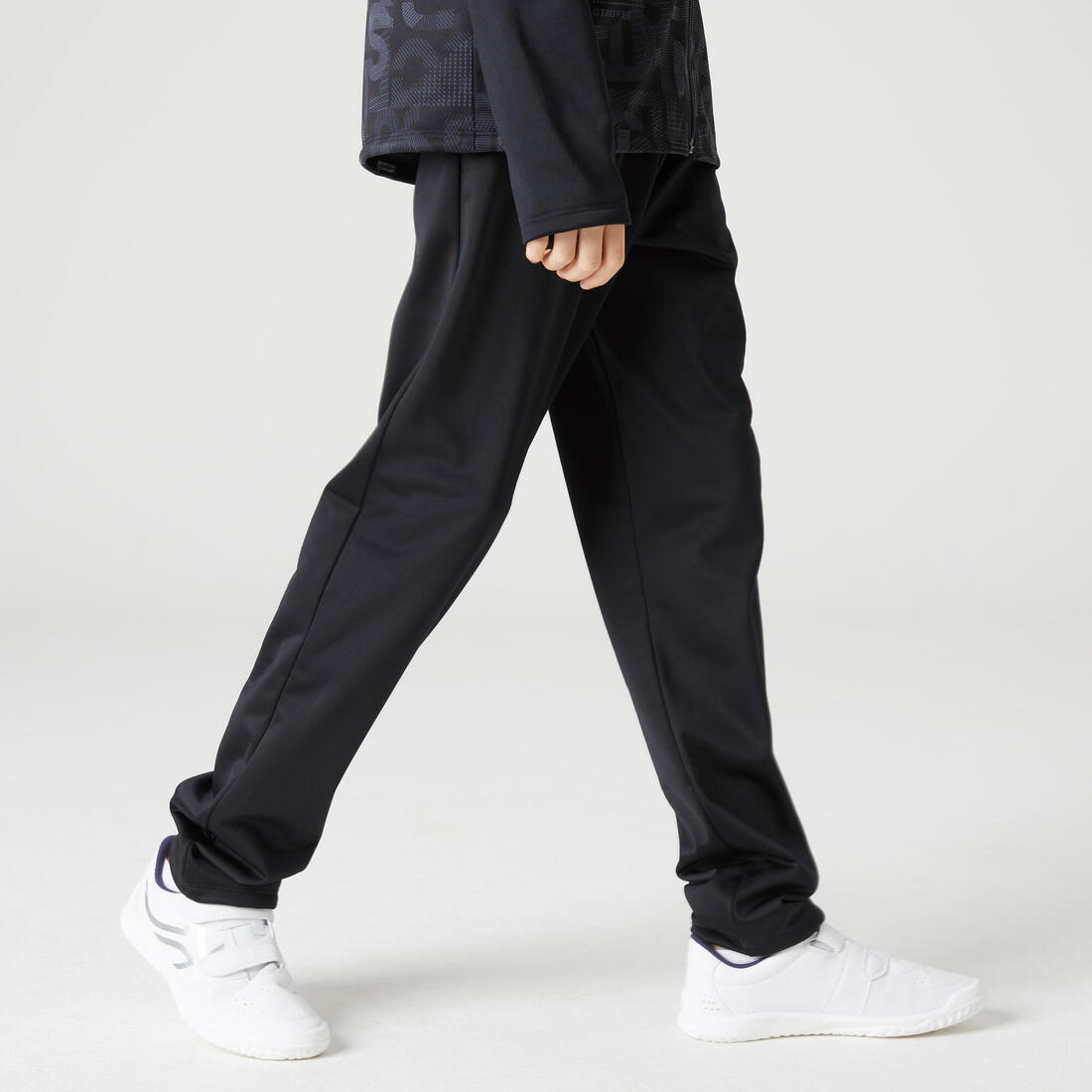 Survêtement enfant synthétique respirant - Gym'y bleu, pantalon marine