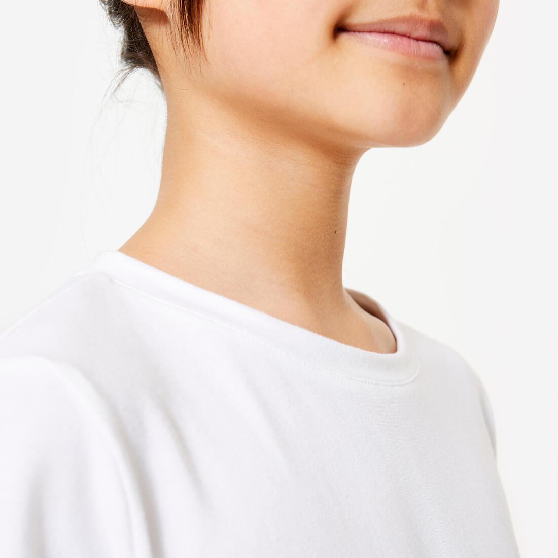 T-Shirt coton fille 500 lila