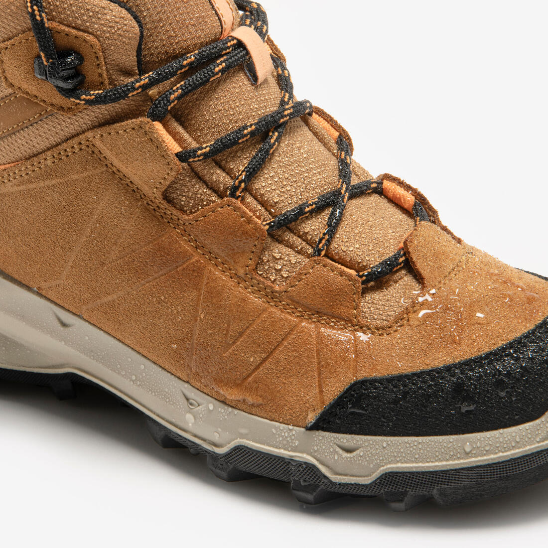 Chaussures de randonnée hautes imperméables 28 au 39 enfant, MH900