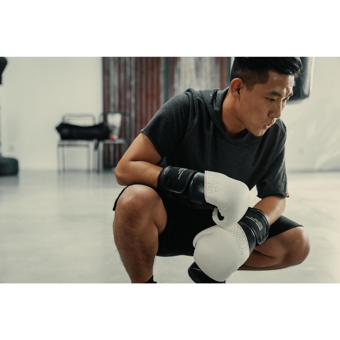GANTS DE BOXE 120 NOIRS, GANTS D'ENTRAINEMENT