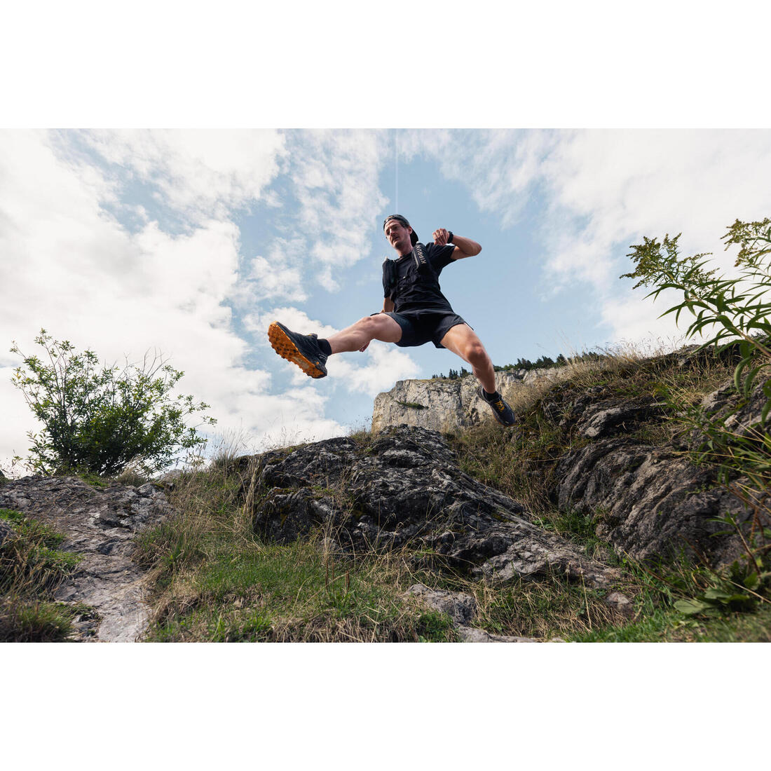 Chaussures de trail running homme EVADICT MT CUSHION 2 Noires Edition limitée