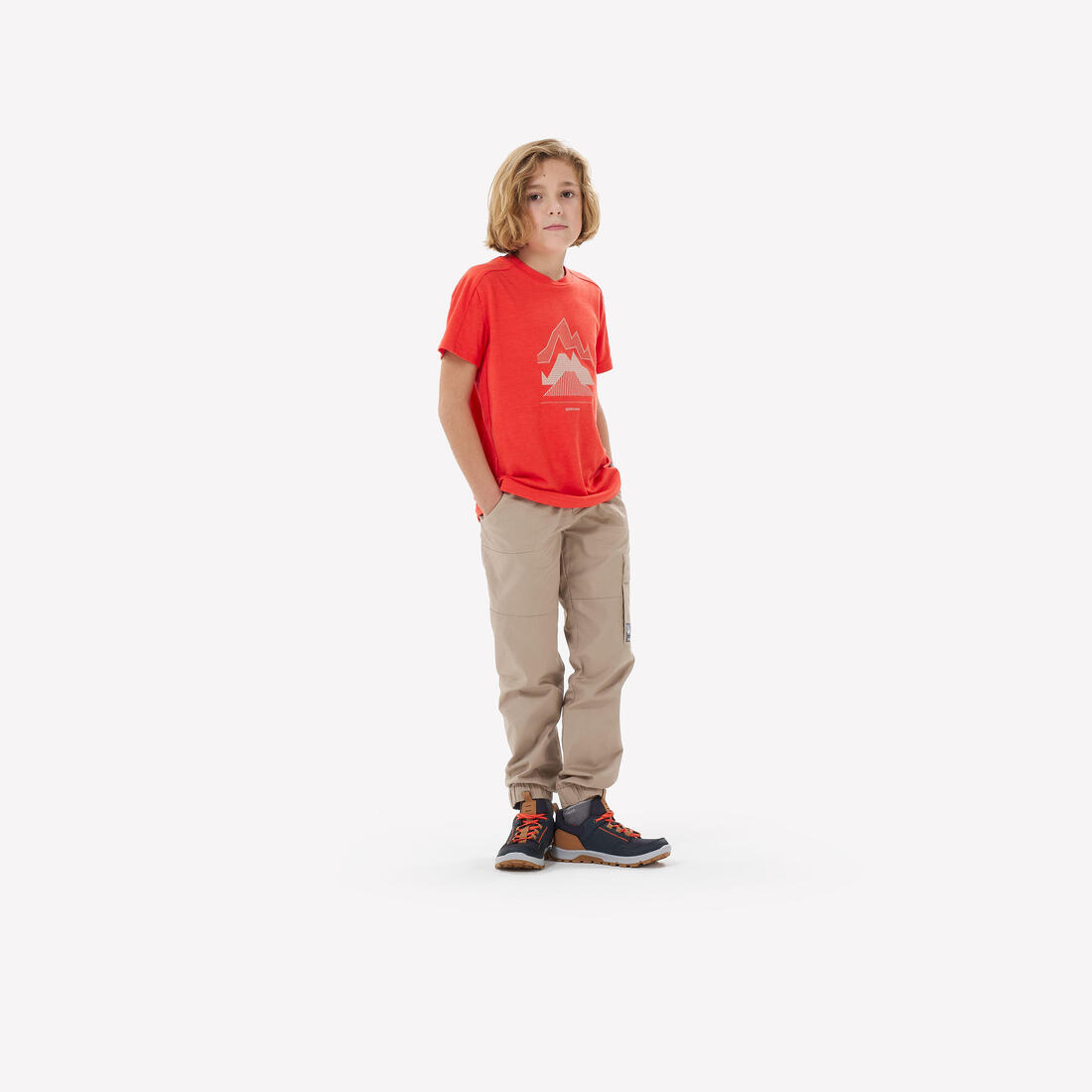 T-shirt de randonnée enfant 7-15 ans, NH100