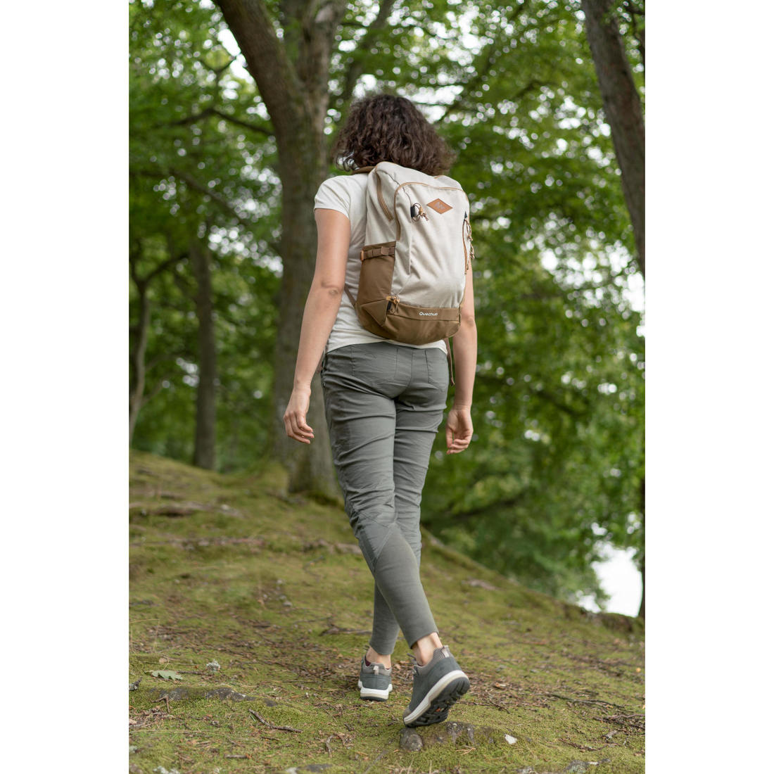 Chaussures de randonnée en cuir - nh500 - femme