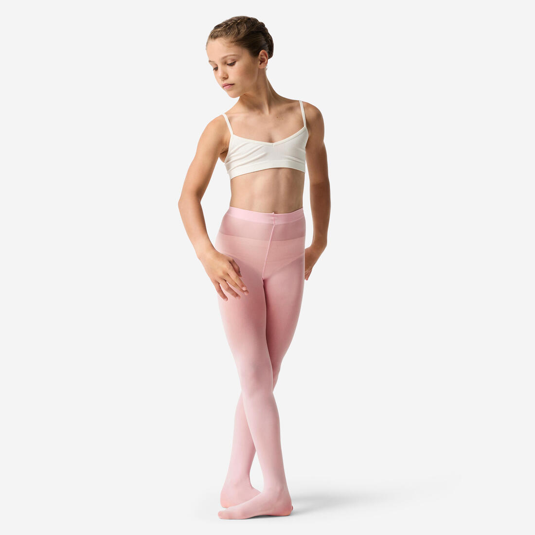 Collants de danse classique avec pieds Fille
