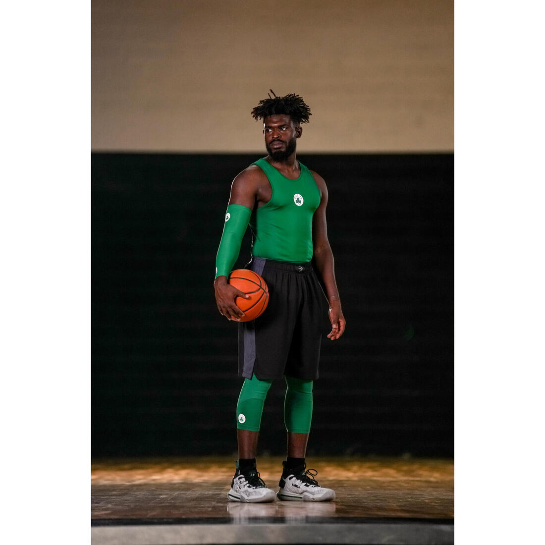 Legging 3/4 de basketball NBA Los Angeles Lakers Adulte - 500