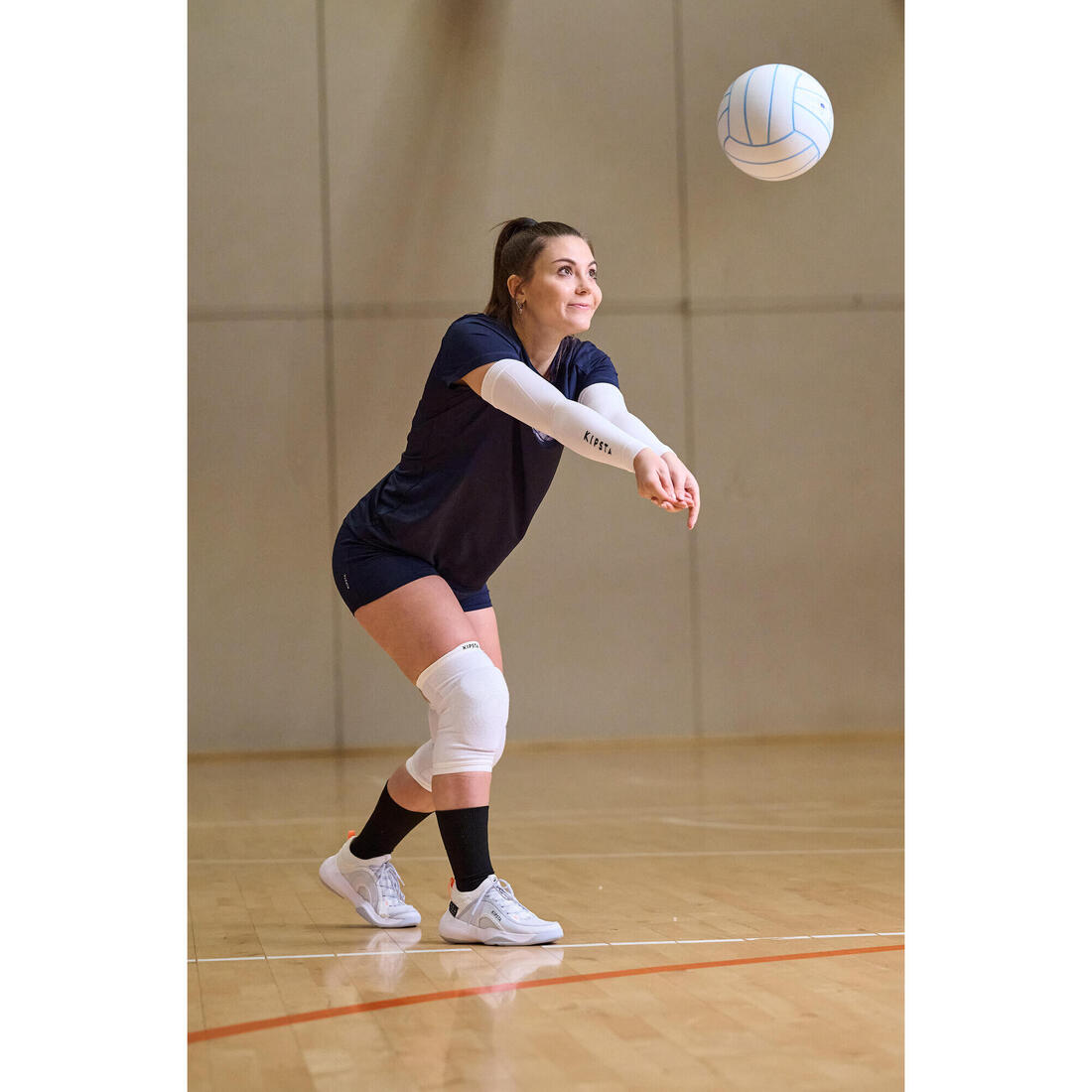 Genouillères de volley-ball VKP500 blanches