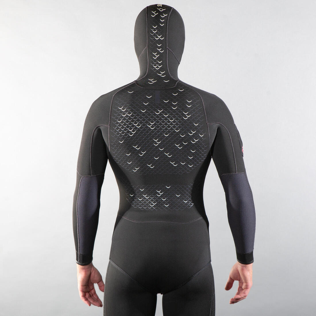 Veste chasse sous-marine néoprène 5mm refendu SPF 900 Noir
