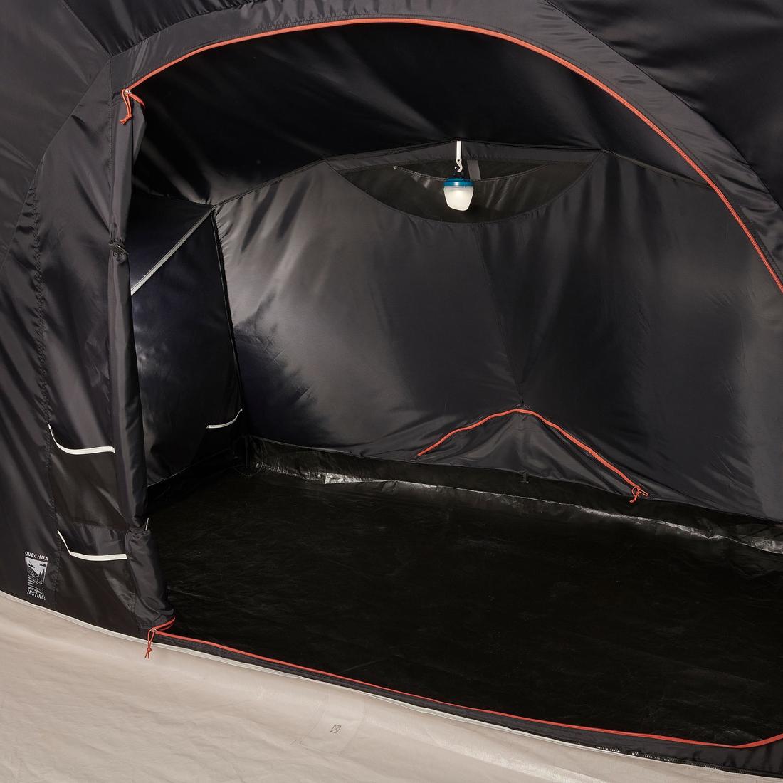 Tente de camping gonflable 4 places 2 chambres, Fresh & Black, Air Seconds 4.2