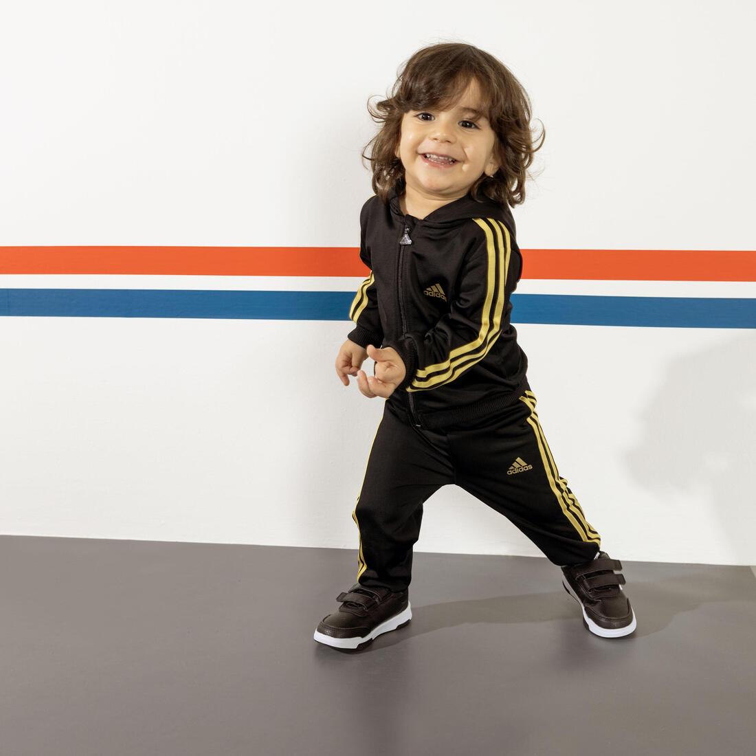 Survêtement adidas bébé noir or