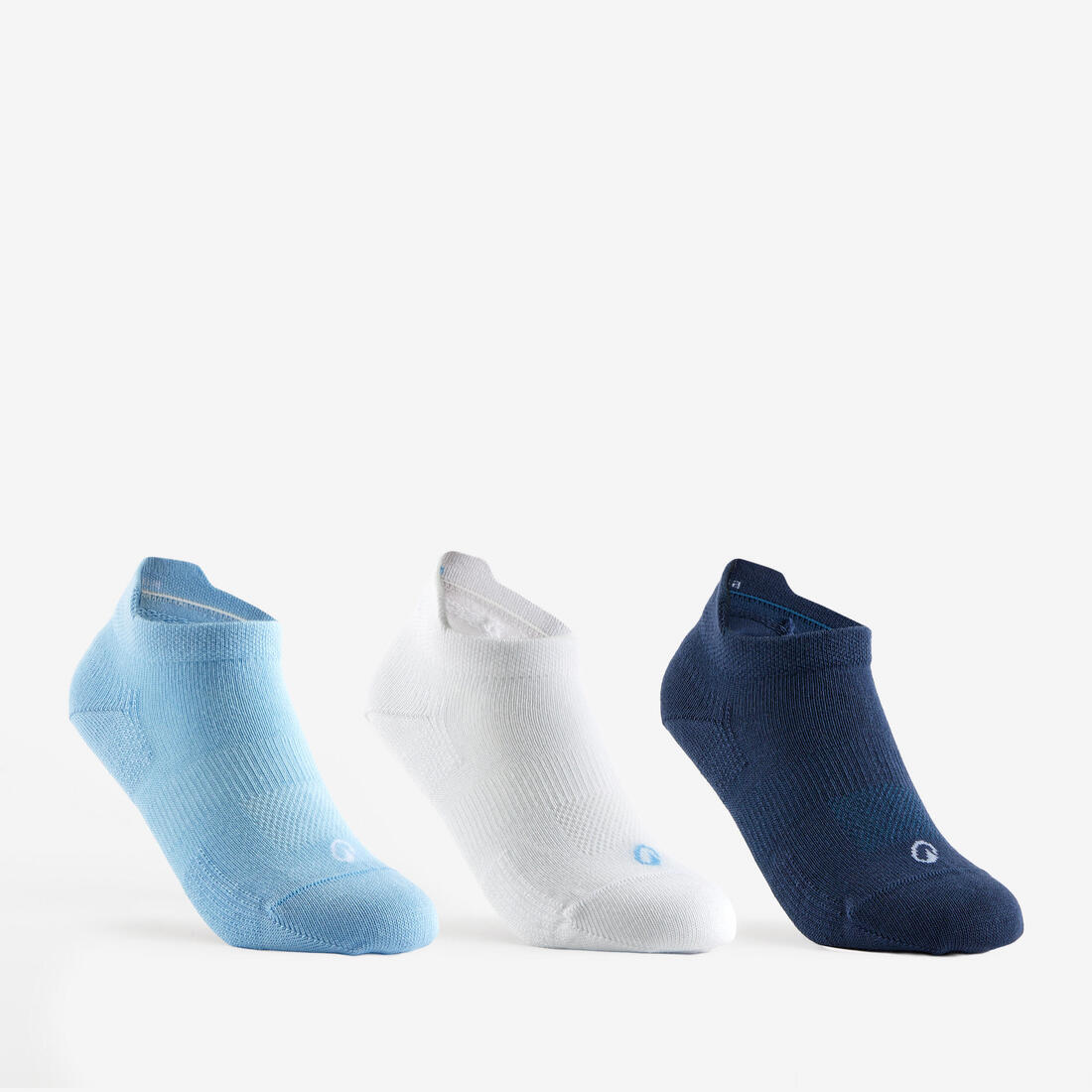 CHAUSSETTES TENNIS ENFANT BASSES ARTENGO RS 160 GRIS LOT DE 3