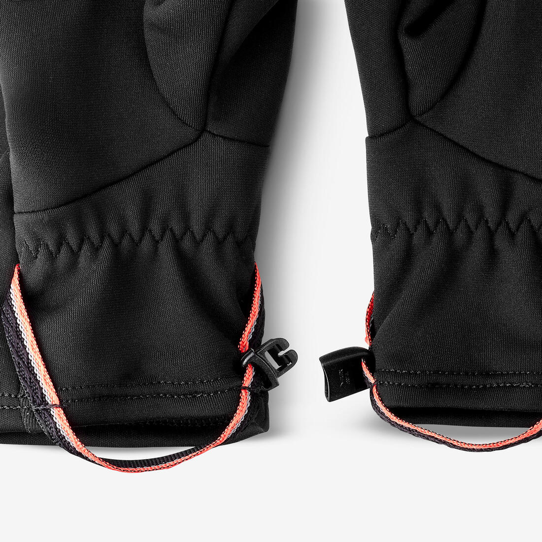 Gants tactiles et stretch de trekking montagne - MT500 noir - adulte